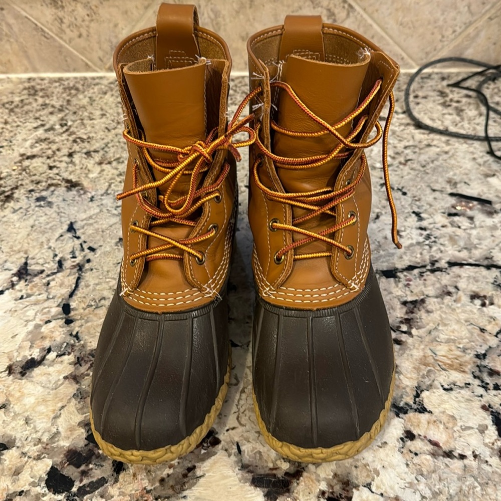 LLBean leather rain/duck boots